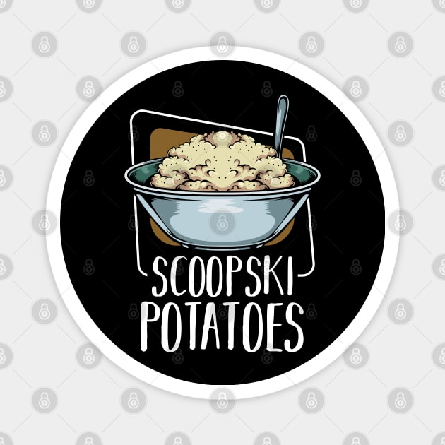 Scoopski Potatoes - Vegetable Potato Food Magnet by Lumio Gifts